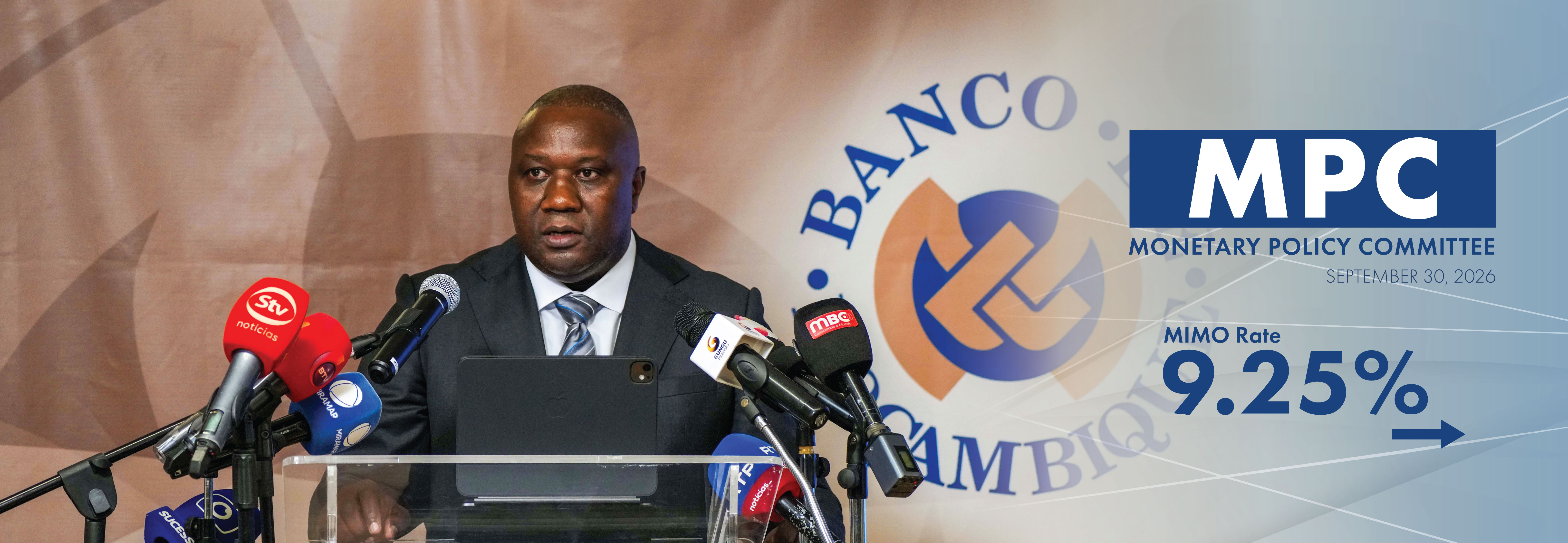 MIMO POLICY RATE UNCHANGED AT 9.25%